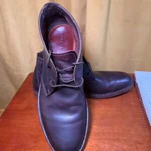 H.S. Trask Ankle Boots Mens Size 10 M‎ Brown Bison Chukka Leather Vibram Shoes